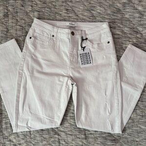 Pistola Mid Rise Ankle Skinny Jeans Sz 30 NWT | Pistola Women White Skinny Jean-
